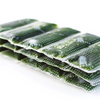 Packages of wheatgrass juice